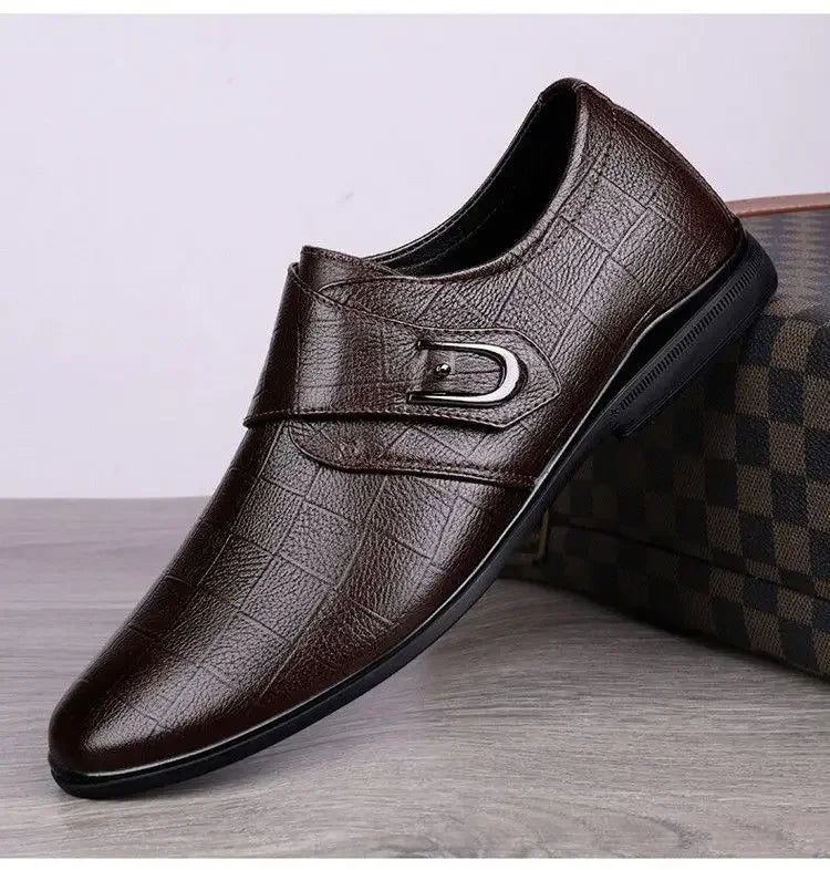 Round Toe High Quality Fashion Spring Autumn Men's Formal Shoes Luxury Designer Cheap Liquidation 2025 Style 39 Social Shoe Male