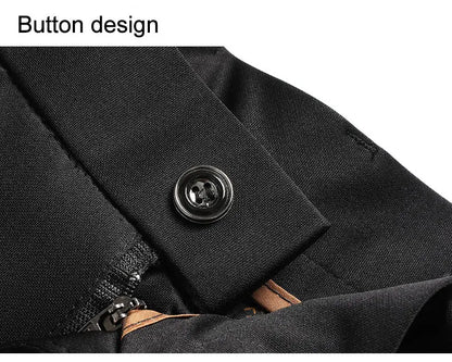 Male Smart Casual Pants Stretchy Men's Lightweight Quick Dry Breathable Slacks Casual Work Dress Pants for Men