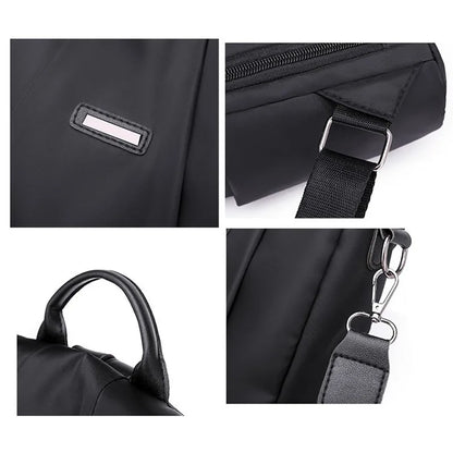 Casual Oxford Backpack Women Black Waterproof Nylon School Bags For Teenage Girls High Quality Fashion Travel Tote Packbag