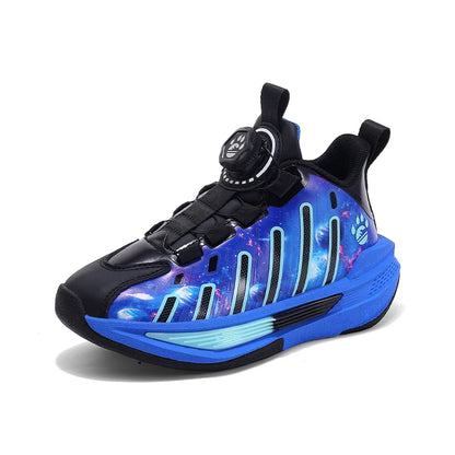 Children‘s Basketball Shoes Non-slip Breathable Basketball Training Sneakers Lace-up Boys Girls Sports Shoes Kids Athletic Shoes