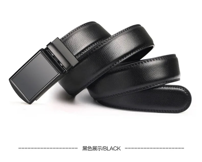 Plus Large Size 170 160 150 140 130cm Men Belt Automatic Belts Leisure Fashion Ratchet Belts for Men Jeans Pants Waist Waistband