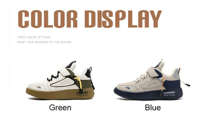 Sport Kids Sneakers Boys Casual Shoes For Children Sneakers Girls Shoes Leather Anti-slippery Fashion tenis infantil menino