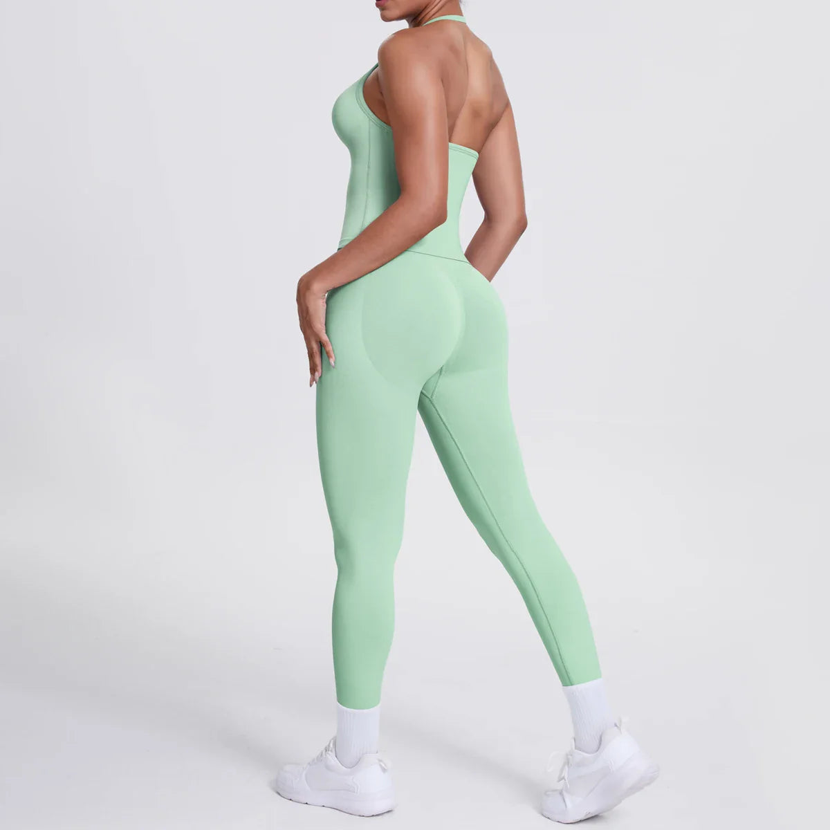 2 Piece Yoga Clothes Women Tracksuit Athletic Wear Pilates Fitness Suit Gym Workout Push Up Clothes Sports Bra Leggings Suit