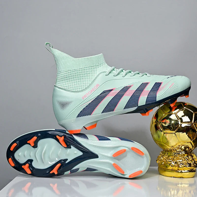 New Men Match Professional Football Boots Non-Slip TF/FG Soccer Shoes Boys Sneakers Comfortable Ankle Sports Shoes Unisex