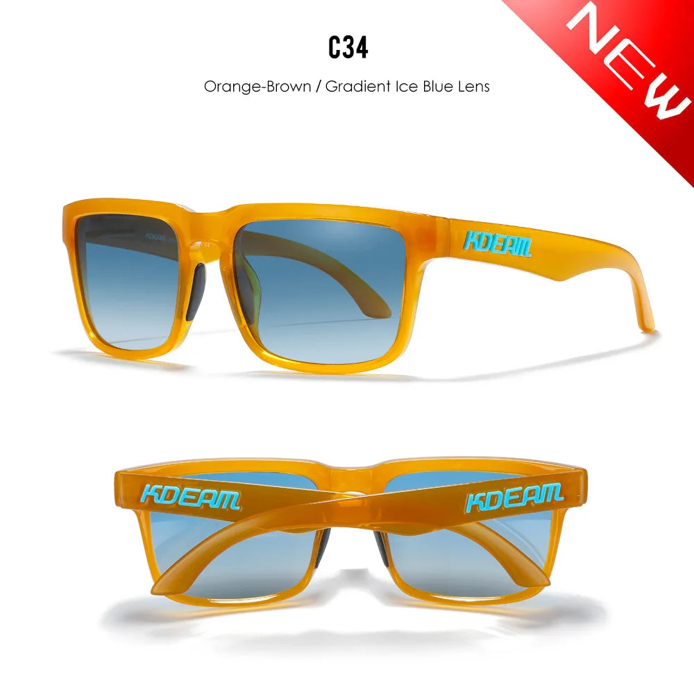 Sunglasses for Men Transparent Gray Frame Fashion Unisex Outdoor