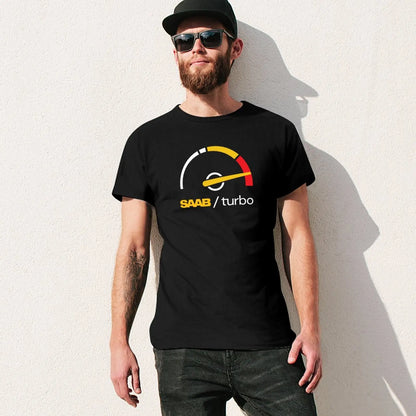 Saab Turbo Boost Gage T-Shirt Aesthetic clothing customs design your own men tshirt