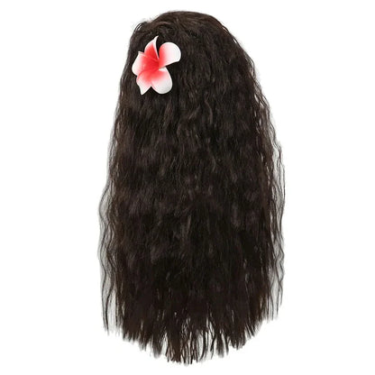 Vestido Moana Casual para Menina 2024, Aventura no Oceano, 2 Fantasias de Vaiana Chique, Traje de Halloween Princesa, Roupa de Verão, Vestido