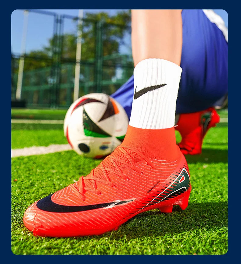 Quality Soccer Cleats for Men Soccer Shoes Society Boys Football Boots Male Football Shoes Sneakers Unisex Soccer Boots