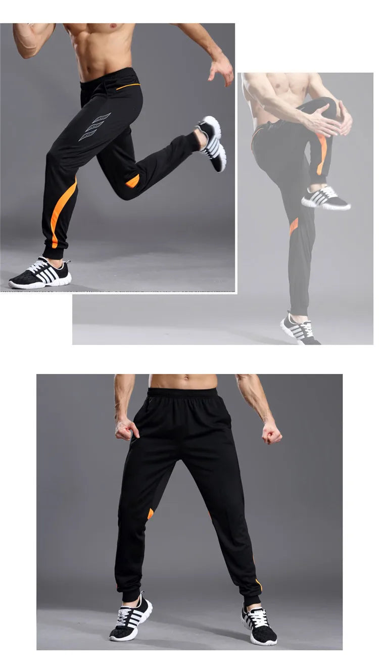 Sport Pants Men Running Pants With Zipper Pockets Training Male Pants Soccer Pants Fitness Pants Sportwear Youth kids XXS XS 4XL