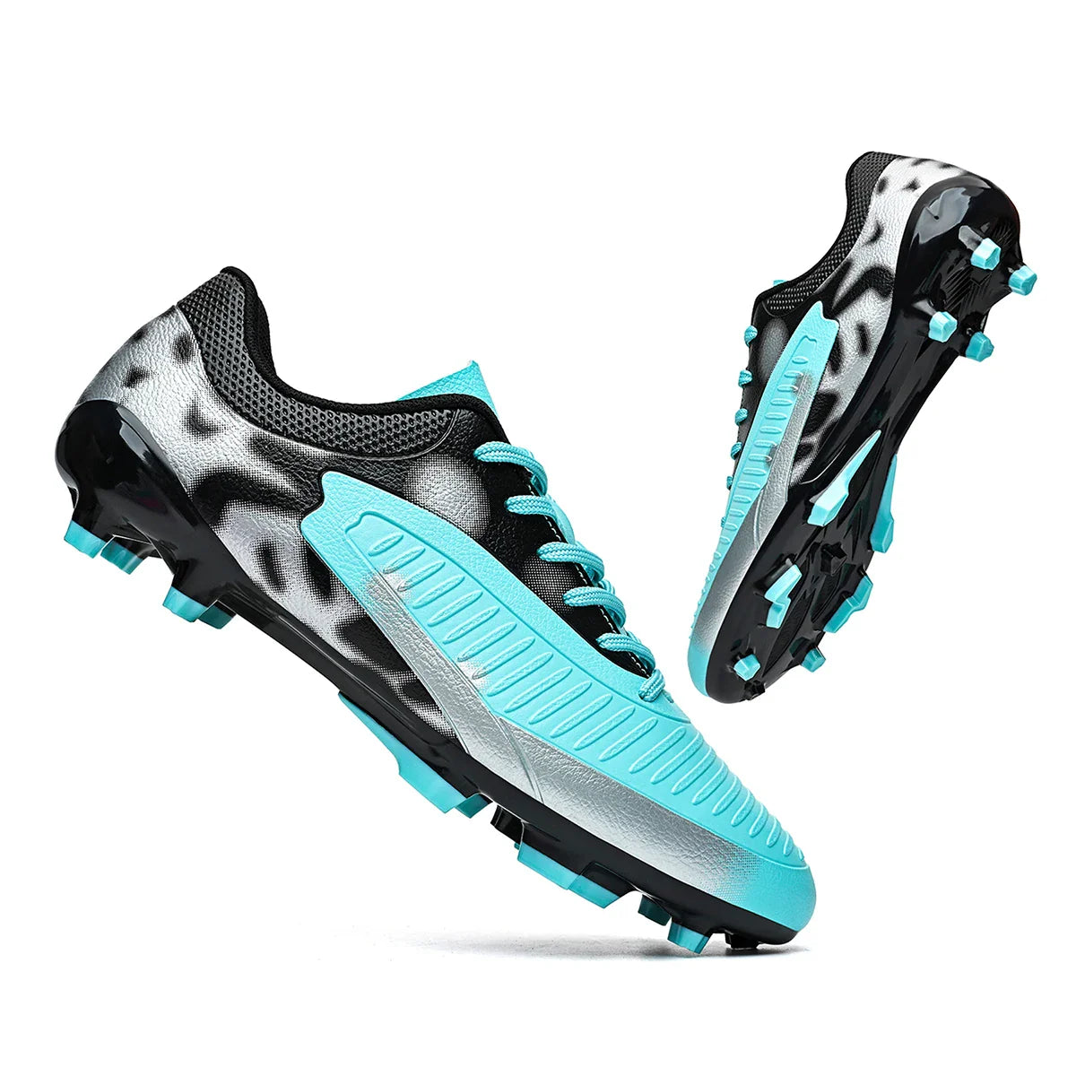 Breathable football shoes for men, FG/AG long nail anti slip outdoor indoor sports shoes, a must-have for fans