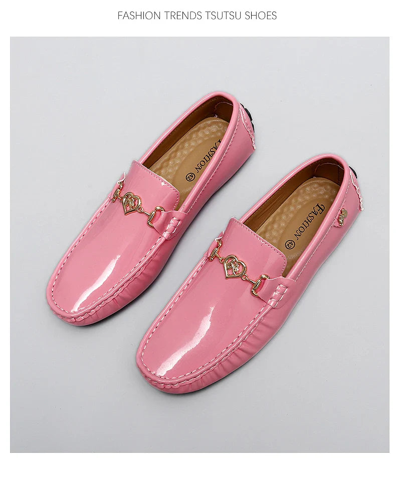 Shoes Women's 2025 New Soft Sole Slip-On Lazy Loafers Handmade Trbottomy Easiest for Match Men's Casual Driving Shoes