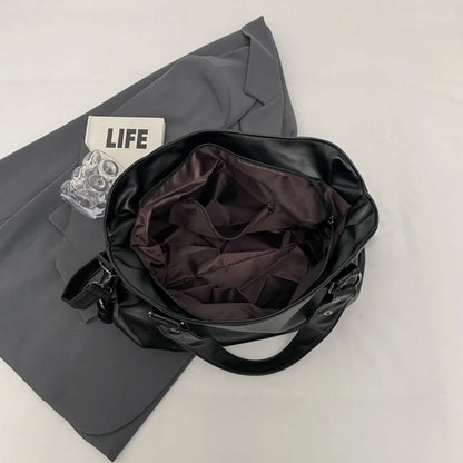 Female Hobo Handbag Large Capacity Shoulder Bags Big Stylsih Casual Tote Bag Ladies A4 Soft Leather Crossbody Bags Business Sac