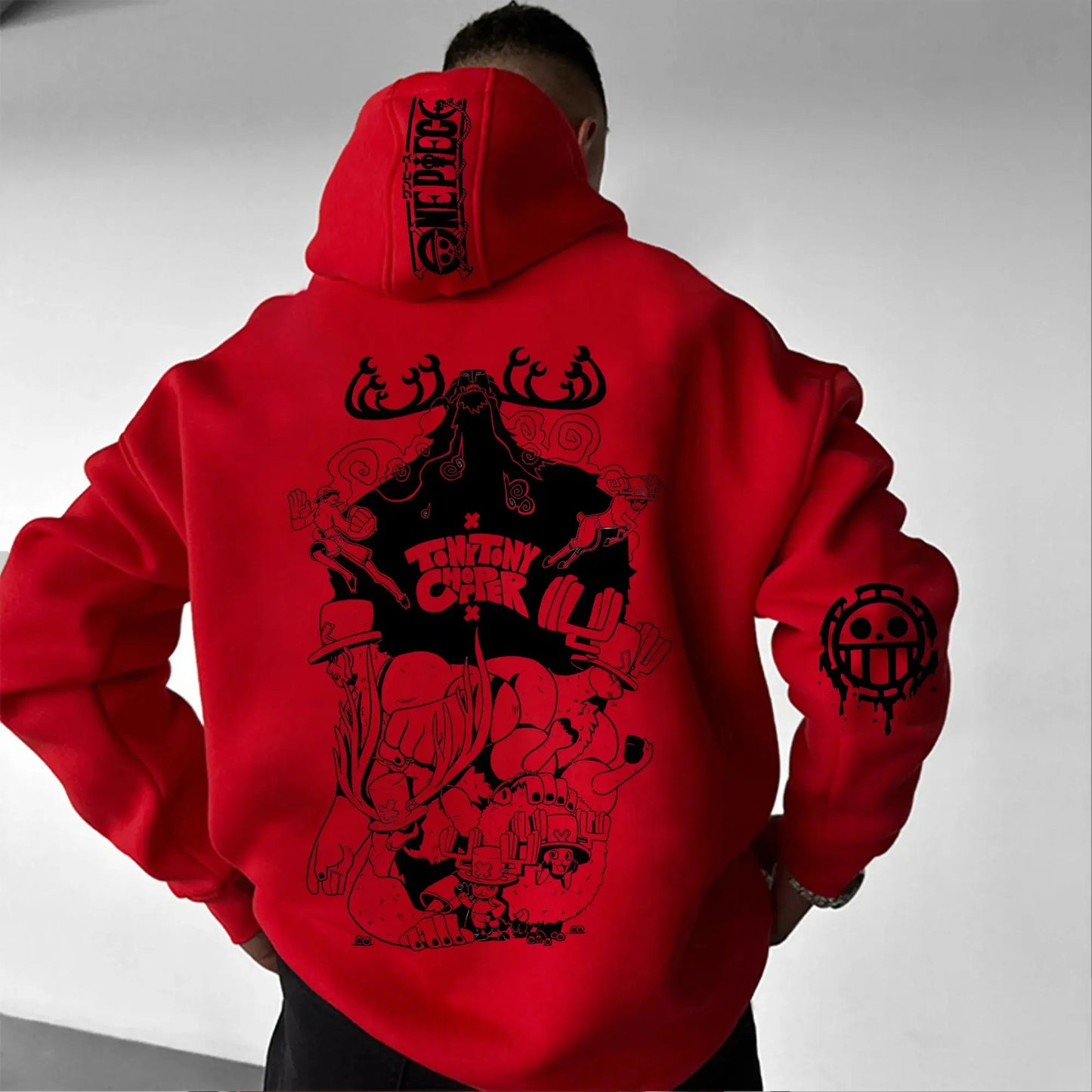 One Piece Chopper Anime Hoodie Men Women Pullover Sweatshirt Graphic Print Streetwear Casual New Spring Autumn Long Sleeve Top