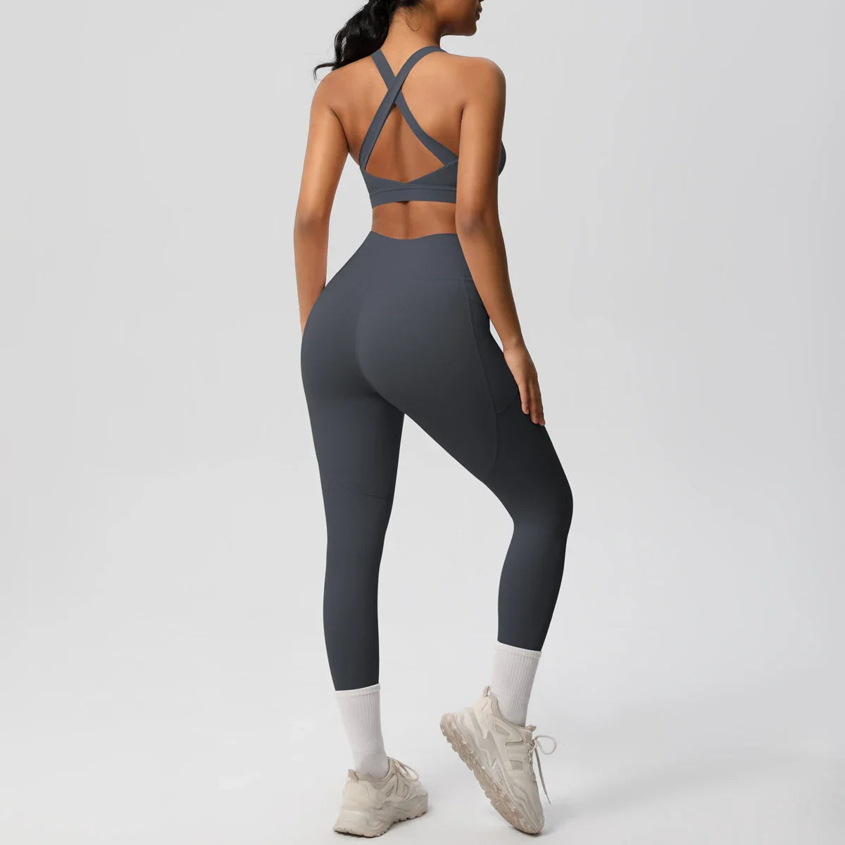 Yoga Suit Sports Set Womens Sportswear Sports women's yoga bra  Tummy Control Slimming Booty Leggings Women's tracksuit