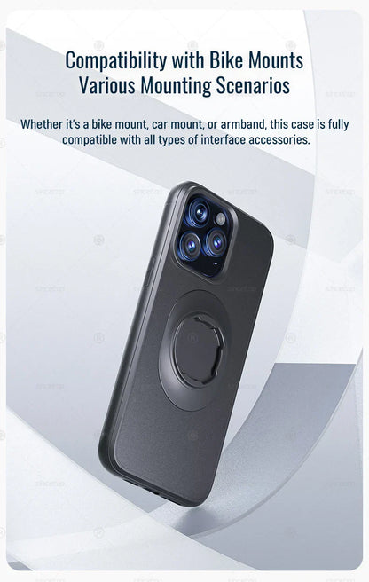Case for iPhone 17/16/15/14/13/12/11 Pro/Max fit Phone Holder Mount with Lock-in Design