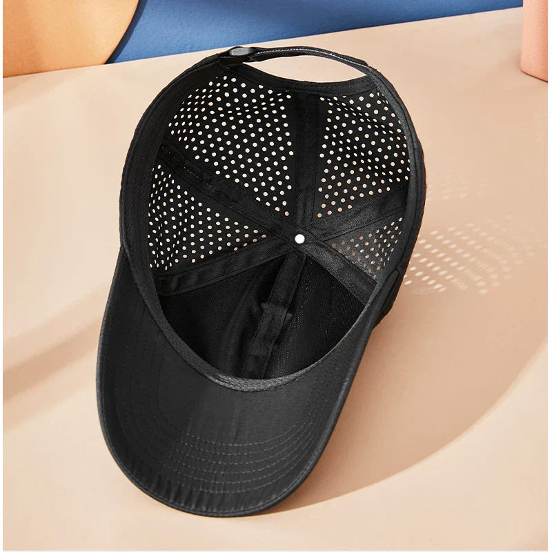 56-62cm Large Size Summer Baseball Cap Men Women Breathable Mesh Trucker Hat Snapback Cap Quick Dry Visor Outdoor Sports Sun Hat
