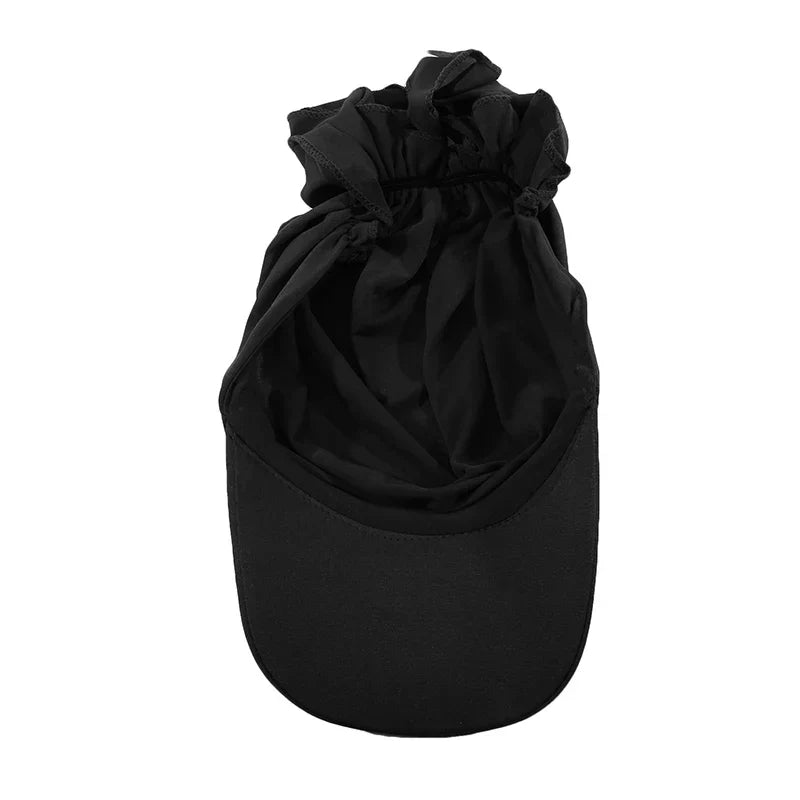 Solid Color Baseball Caps Turban Shawl Design Women Muslim Low Profile Fitted Hat Summer Soft Breathable Headscarf Hijabs