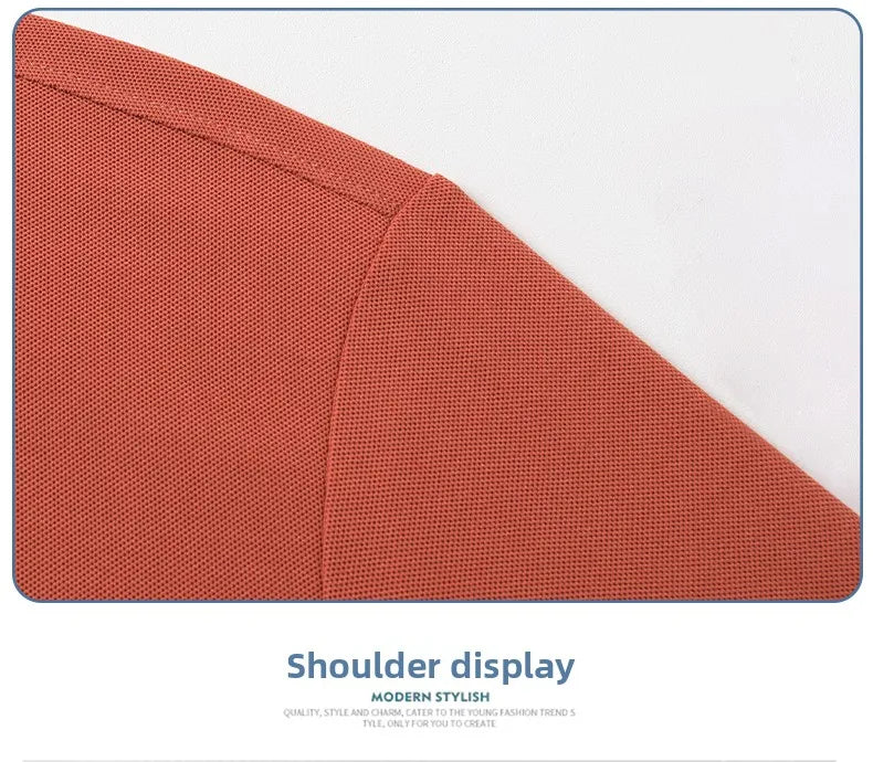 New Designer Original Men's Polo Shirt New Collar Luxury Printed Short Sleeved Casual Business T-shirt Comfortable Men's Wear