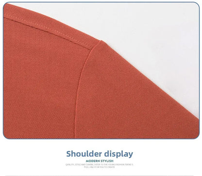 New Designer Original Men's Polo Shirt New Collar Luxury Printed Short Sleeved Casual Business T-shirt Comfortable Men's Wear