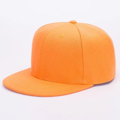 Customized Blank Flat Brim Baseball Cap Men Hip Hop Snapback Sun Hat Women Spring Print Embroidered Logo Visor Cap Streetwear
