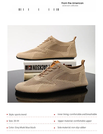 Men Lightweight Loafers Breathable Non Slip Casual Walking Shoes Classic Fashion Comfortable Loafers for Men Plus Size 47