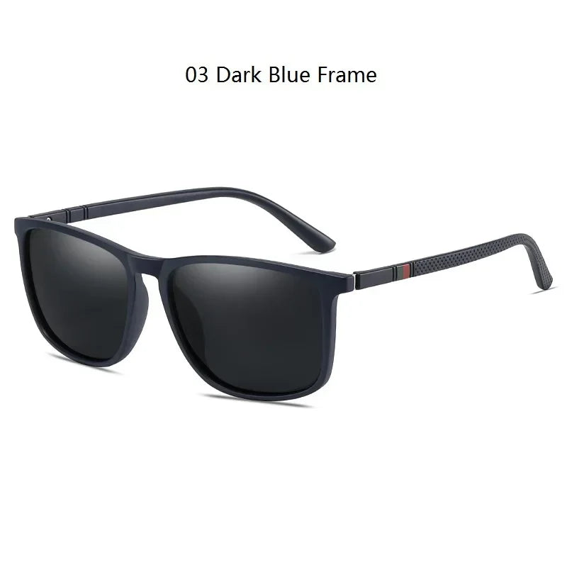 Luxury Square Vintage Polarized Sunglasses For Men Women Fashion Travel Driving  Sun Glasses Male TR90 Eyewear UV400