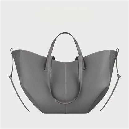 Nouveau sac fourre-tout en cuir de grande taille pour femmesNiche féminine sac à main ailes de grande capacité sac à bandoulière