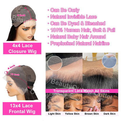 200% Density Burmese Curly Short Bob Wig Human Hair Bob Wigs Deep Wave 13x4 HD Lace Frontal Wig 4x4 Lace Closure Wig Virgin Bob