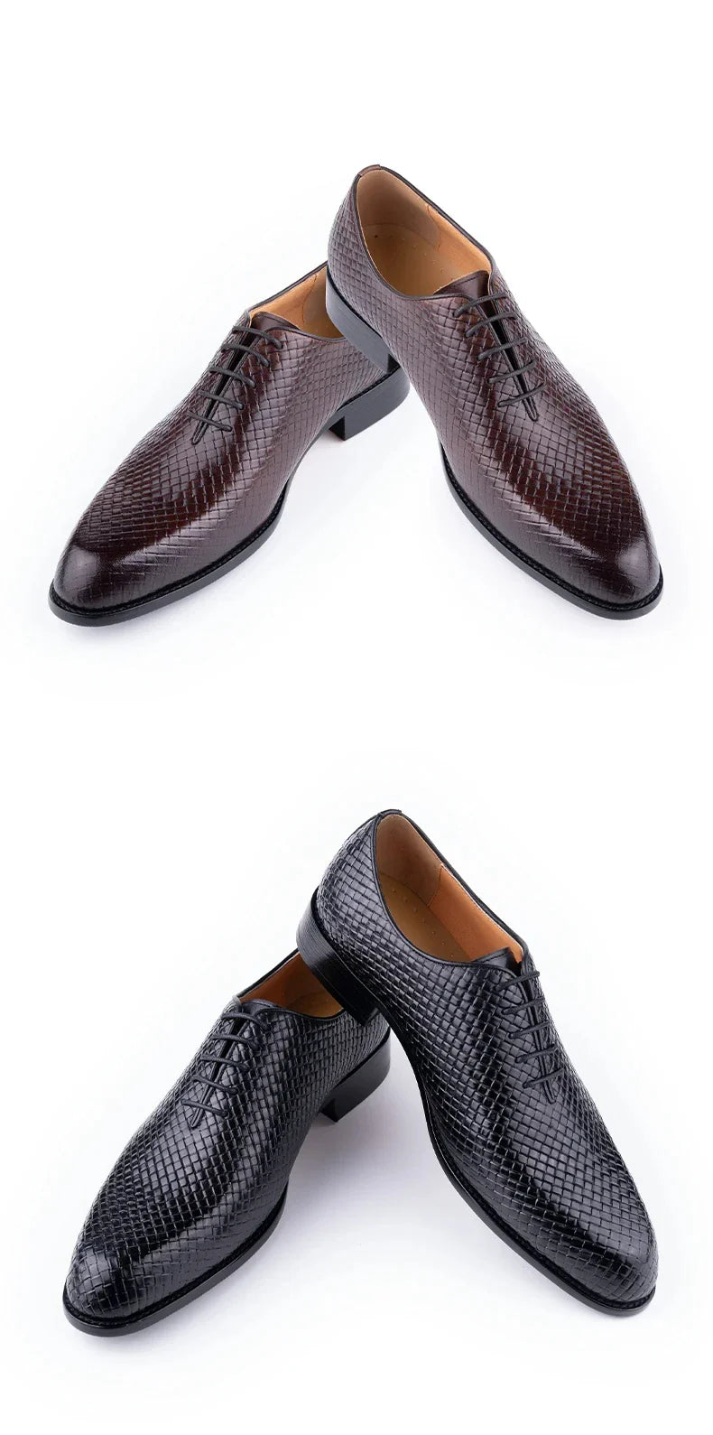 Men Dress Shoes  Formal Office Oxford Wedding Party Matches Suit Zapatos De Hombre High Grade Genuine Leather handmade Man shoes