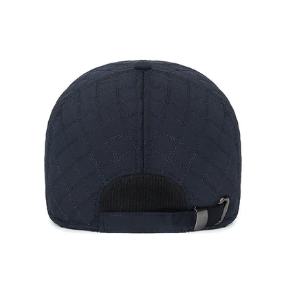 New Unisex Middle-Aged and Elderly Winter WindProof, Cold-Proof and Warm Baseball Cap With Ear Protection, Thickened Peaked Cap