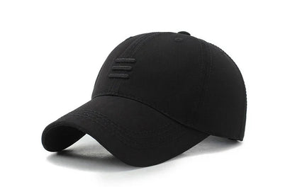 Three Horizontal Lines Embroidery Baseball Caps Spring and Autumn Outdoor Adjustable Casual Hats Sunscreen Hat