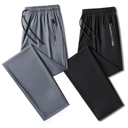 2025 Summer New Men's Fashion Casual Stretch pants plus size 's sports pants quick drying men's pants jogging pants sportswear