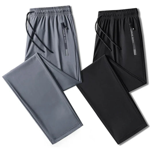 2025 Summer New Men's Fashion Casual Stretch pants plus size 's sports pants quick drying men's pants jogging pants sportswear