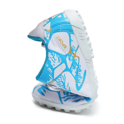 Kids Soccer Cleats Boys Football Shoes Training Boots Youth Ultralight Non-slip Sports Sneakers Breathable Comfortable Grass