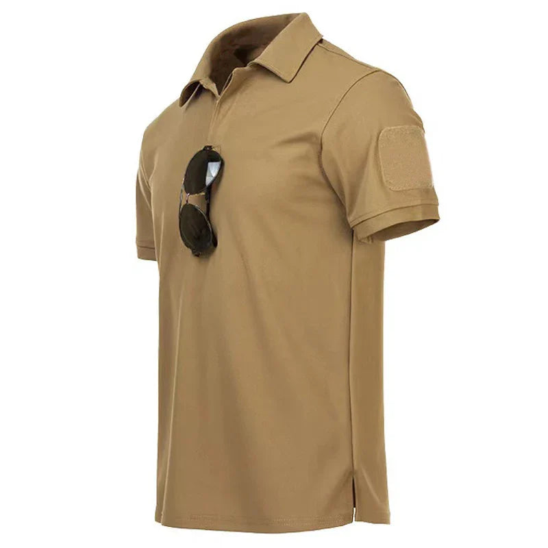 Men's Summer T-shirt Male Camping Hiking Trekking Fishing Training Running Gym Breathable Pullover Climbing Casual Cargo Shirts