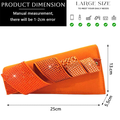 Newest INS Style Peach Color Rhinestone Elegant High Heels Nigeria Popular Design African Ladies Shoes And Bag Set