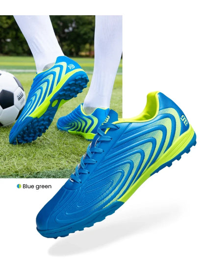 Men Professional Soccer Shoes Outdoor Anti-Slip Training Sport Shoes Male Light Leather Football Boots Chuteira Campo