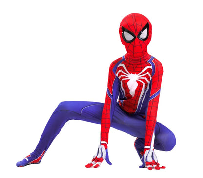 Child Remy Superhero Spider Mask Costume  Halloween CharacterJumpsuit Holiday Performance Wear for Boys & Girl Birthday Party