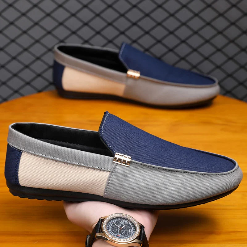 Business Shoes Fashion Casual Shoes Man Luxury Leather Loafers Breathable Slip on Male Boat Shoes Moccasins Driving Shoe