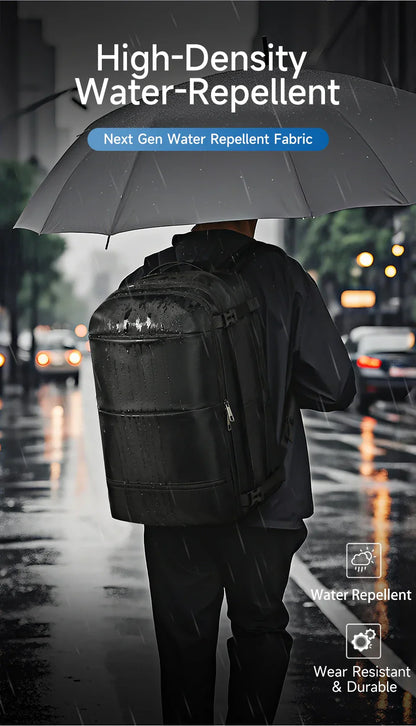 Vacuum Compression Backpacks Men Travel Backpack Expandable USB Bag Large Capacity 17 Laptop Bags For Schoo Cabin Bags