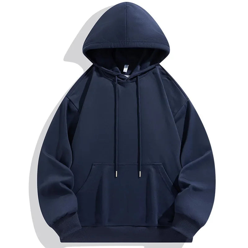 Plus Size Men Hoodie Sweatshirt Pullover 6XL 7XL 90-180kg 100% Cotton Autumn Winter Long Sleeve Sport Tops Big Size Men Clothing
