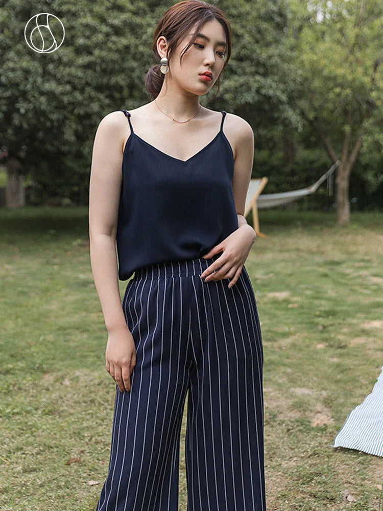 Casual Streetwear Women Cami Tops Sexy V Neck Summer Black Tank White Elegant Sleeveless Cute Ladies Clothes