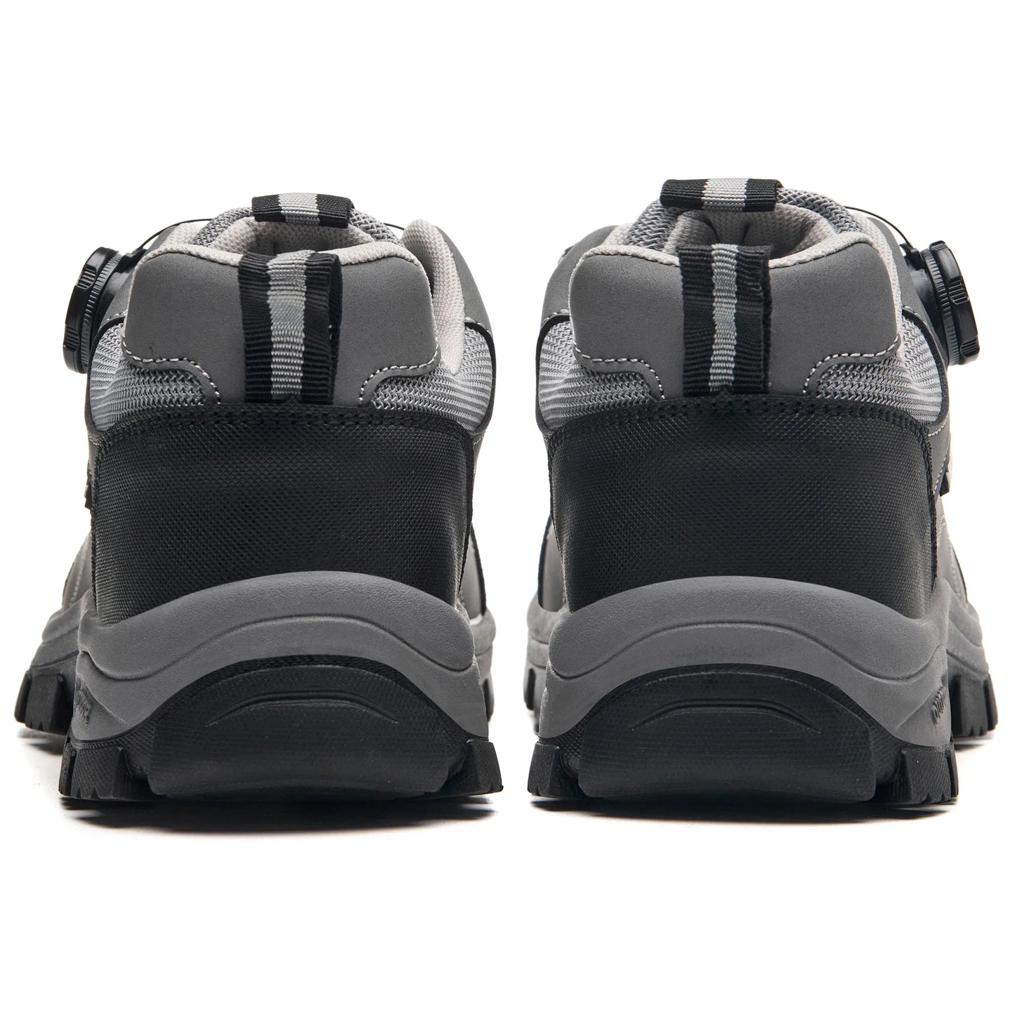 Men's Steel-Toed Safety Shoes With Anti-Crush, Anti-Puncture And Anti-Slip Soles, Fashionable Button Industrial Work Shoes