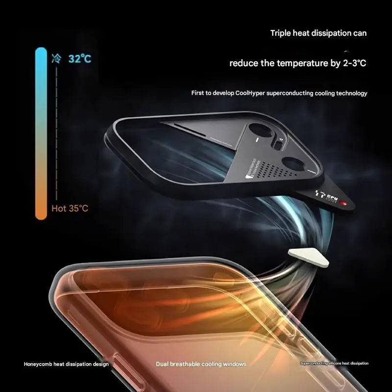 Frosted Mobile Phone Case for IPhone 17 Pro Max Luminous Translucent Full-Inclusive Anti-fall Magnetic Phone Case Gift
