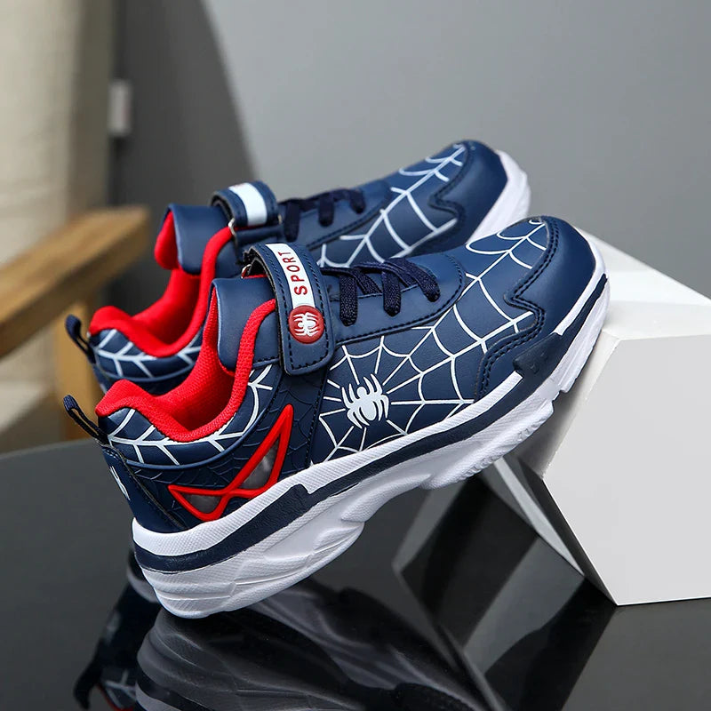 A pair of children's four-season leather sport shoes, soft, comfortable, wear-resistant casual shoes, size 26-38，BH-828
