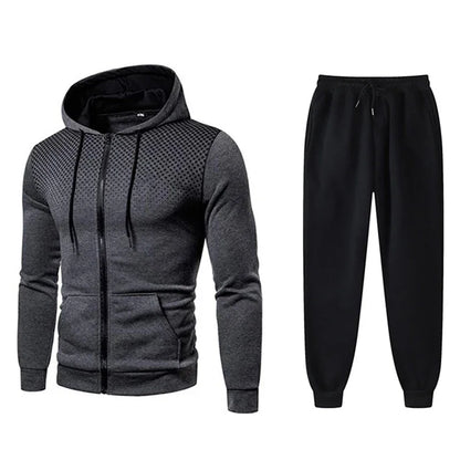 2024 Mens Tracksuits Men's Clothing Men Sets Hoodie Set Zipper Sweatshirt Casual Sport Sweatpants Man Sweat Suit Set Running