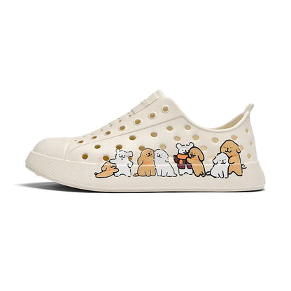 Cartoon Printing Boys Barefoot Shoes Summer Beach Non-slip Comfortable Kids Shoes Cute Closed Toe Breathable Girls Sandals