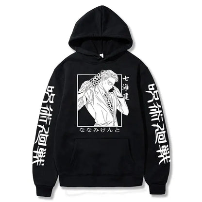 hoodies for man 3D Anime Satoru Gojo Printing Hooded Men Women Hoodies Prevalent Harajuku Manga Unisex Sweatshirt Men's clothing