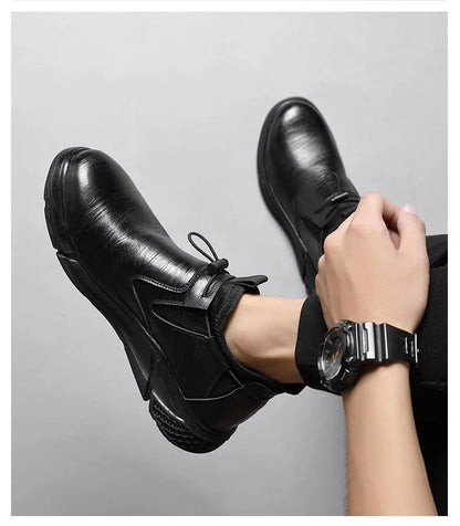 Fashion Safety Shoes Men's Work Steel Toe Caps Male Indestructible Protective Shoes Puncture-Proof Security Footwear Work Boots