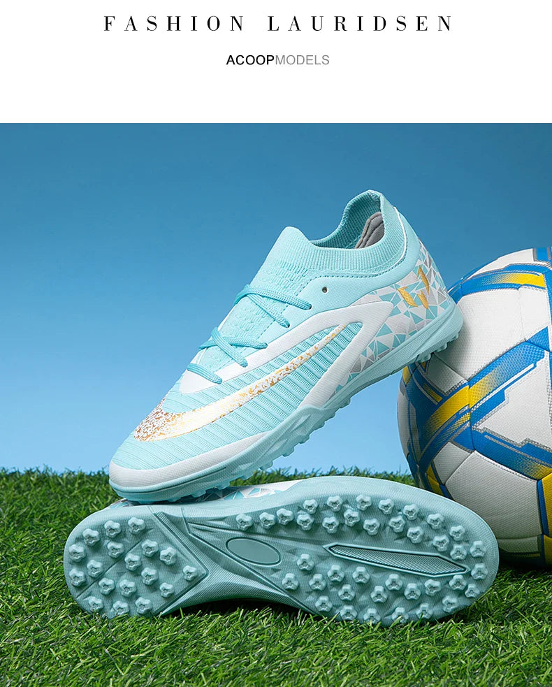 New Kid Match Boys Professional Non-Slip Comfortable Football Boots Sneakers Match Soccer Shoes Outdoor Sports Shoes Unisex